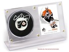 Bcw Clear Plastic Hockey Puck And Trading Card Screw Down Display Case Holder