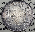 1783 Mexico Silver 8 Reales El Cazador Shipwreck W  Coa Spanish Silver  k93