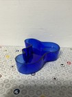 Iittala Alvar Aalto Glass Votive Candle Holder Vase Bowl - Cobalt Blue - Finland