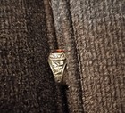 Alton High 1980 Senior Class Ring With Amber Stone