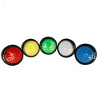 Arcade 45mm Round Push Buttons Illumilated 12v Led Light With Microswitch D