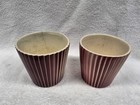 3 1 2  Little Ribbed Planters By Royal Copley  Royal Windsor