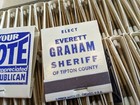 Lot Advertising Everett Graham Sheriff Tipton indiana Vote Republican Matchbooks