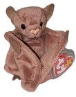 Ty Beanie Baby Batty The Bat  brown Version  4 5 Inch  Mwmts Stuffed Animal Toy