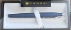 Cross Fountain Pen Stylo Plume Matte Blue New In Box