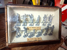 Mega Rare   Civil War   Era  Lead Soldiers Original 18 Piece Store Display 