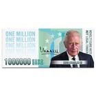 King Charles Iii 2022 Novelty Million Euro Note Collectible Bill With Case