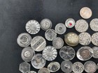 Mixed Lot 50  Large Vintage   Antique Clear Buttons