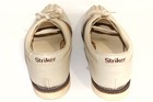 Striker Bowling Men   s Shoes Size 10 1 2 Navy Cream Leather Vintage Steel Shank