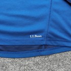 Ll Bean Mens L Light Weight Long Sleeve Performance Shirt Blue Base Layer 0jud4