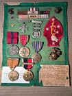 Original Id d Ww2 Usmc Medal  Ega  Sharpshooter Badge  Ribbon Bar Group