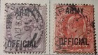 Great Britain Scott   O54-o55  O59-o60  O73 Used 1896-1903