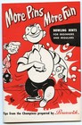 Tips From The Champions - Bowling - Ned Day  Marion Ladewig - 1952 Booklet