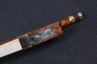 Violin Bow 4 4 Full Size Snakewood Straight With Nice Shell Inlay Aaa Bow Hair