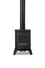 Woody Cast Stove  Minor Lux Wood Burning Stove  17000 Btu  110 Lbs