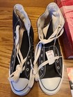 Vtg Converse All Star Usa Sz 11 Black Label Hi Top Chuck Taylor New Tags Box
