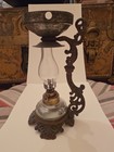 Antique Vapo Cresolene Medical Oil Lamp Vaporizer With Glass Shade