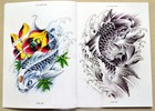 80 Pages A4 Tattoo Flash Sketch Line Art Design Book Koi Prajna Lion Reference