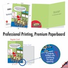 1 Funny Christmas Card With Envelope - Reindeer Around The Tree 1627