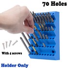 Drill Bit Holder 1 4 In Hex Bit Holder Wall Mount For Dewalt  for Milwaukee Tool