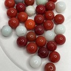 Vintage Bright Color Glass Marbles Lot Of 50 Peewee Size Qq