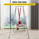 Uimoso Aerial Yoga Frame W  Swing Bar 20ft Silk Set For Trapeze And Hammocks