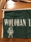 Vintage Wolohan Lumber Co  Green Cloth Nail Apron Wally Man