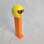 Single Loose European Issued Emoji Pez Dispensers Cool Sunglasses Orange Stem