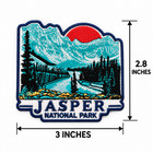 Jasper National Park Canada Iron On Sew On Embroidered Travel Souvenir Patch