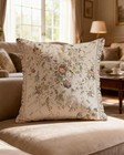Floral Pillow Cover 18x18     Vintage French 18  X 18   pack Of 1  Beige   gray