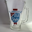 Heileman s Old Style Glass Beer Pitcher W  Handle   Spout Breweriana 70   s 80   s
