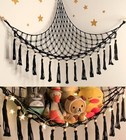 Stuffed Animal Hammock Corner Storage - Toy Hammock Net Organizer With Led 