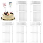 320pcs Floral Card Holder Picks - 9 5  Transparent Plastic For Arrangements  Bou