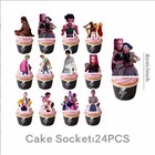 K-pop Birthday Party Decorations Kit 51pcs Banner Balloons Cake   Cupcake Topper
