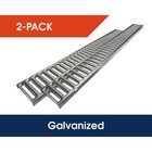Storm Drain 4 75 In  X 39 25 In  Channel Drain Replacement Galvanized Grate 2-pa