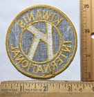 Vintage Kiwanis International Community Service Club Logo Sew On Patch
