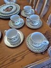 Debbie Mumm Vintage Christmas Bears 39 Pieces Dinnerware Grouping Sakura  1998