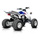 Hmf Suzuki Ltz 400 Slip On Exhaust Brushed   Jets  03-08 