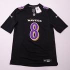 Nike Lamar Jackson  8 Baltimore Ravens Game Jersey Mens M Nwt