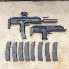 Tm Mp7 Gbb Airsoft Smg  Red Dot  9 Mags  Parts Gun  Hard Case