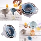 3 Pcs Kitchen Funnel Set With Detachable Strainer     Oil  Liquid   Dry Ingredient