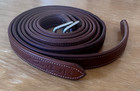 Butet Nylon Lined Calf   Calfskin Stirrup Leathers - Brown - 56  - Excellent 