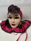 Vintage Porcelain Mardi Gras Venetian Style Mask Wall Decor