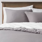 Washed Cotton Sateen Duvet Cover And Sham Set - Threshold