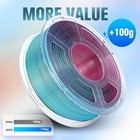 Jayo Silk Pla  3d Printer Filament 1 75mm Dual-color Triple-color Rainbow 1 1kg