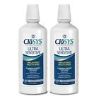 2 Pack Of Closys Ultra Sensitive Mouthwash  32 Ounce  Unflavored Alcohol Free