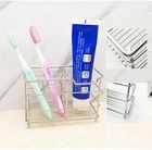 Stainless Steel Bathroom Toothbrush Holder Toothpaste Razor Stand Pen Rack