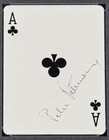 Signed Peter Duttmann Wwii Luftwaffe Fighter Pilot Ace Playing Card Ww2 Auto Psa