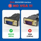 Usb To Rs232 Male Db9 9-pin Serial Adapter Ftdi Ft232rl For Scanner Modem Cnc