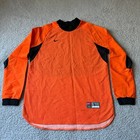 Vintage Nike Shirt Mens Large Orange Black Athletic Top Dri-fit Team Taiwan